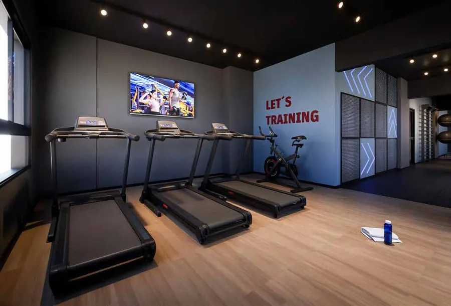 Perspectiva ilustrada — Fitness · aeróbico do Hug Serenity Dom Bosco, em Itaquera