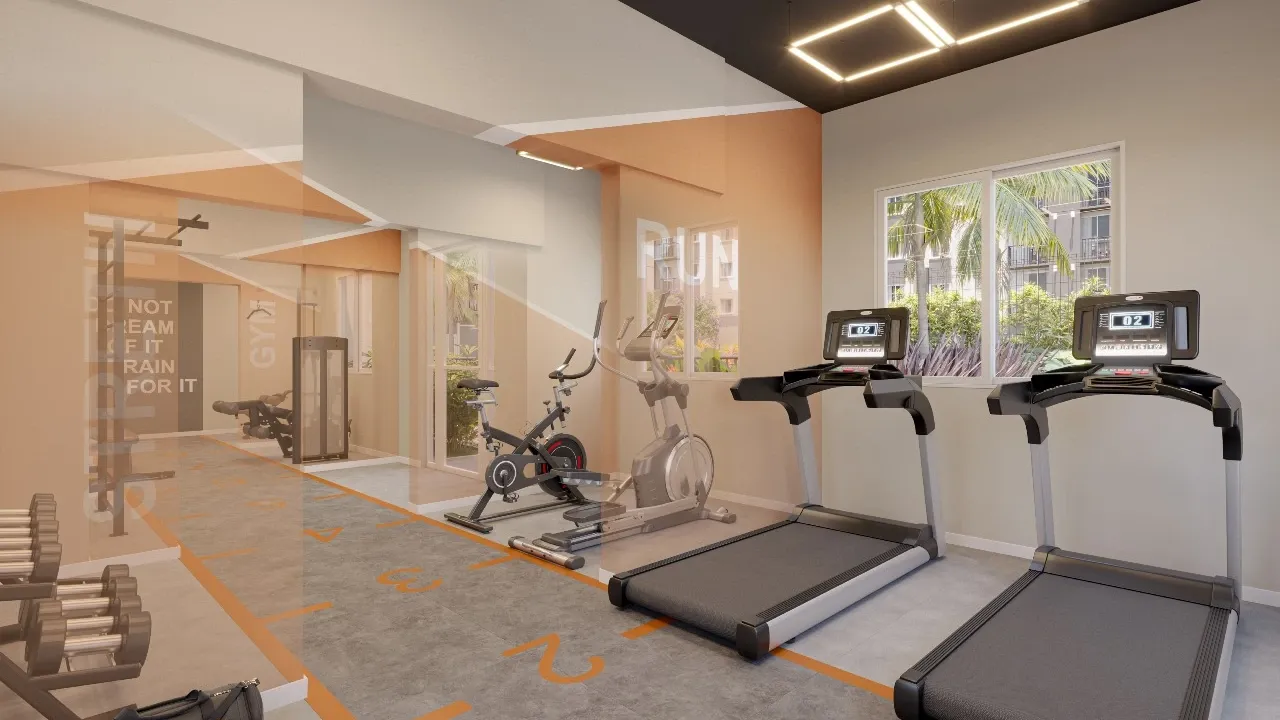 Perspectiva ilustrada do fitness do Elev Anhaia Mello