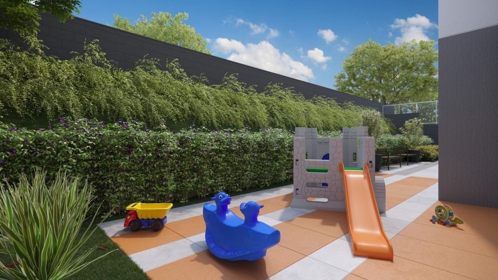 Playground do Essência Ipiranga — perspectiva ilustrativa