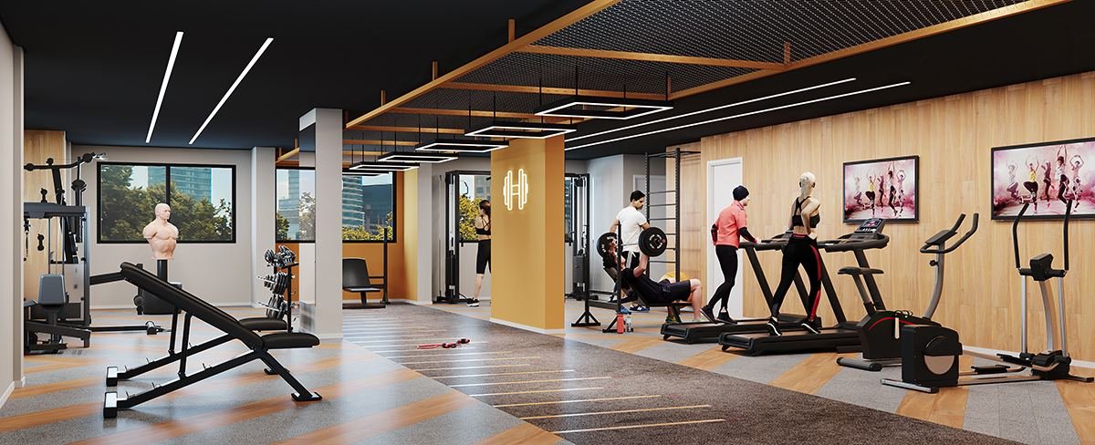 Fitness do Inspire Esperança, em Vila Esperança — perspectiva ilustrativa