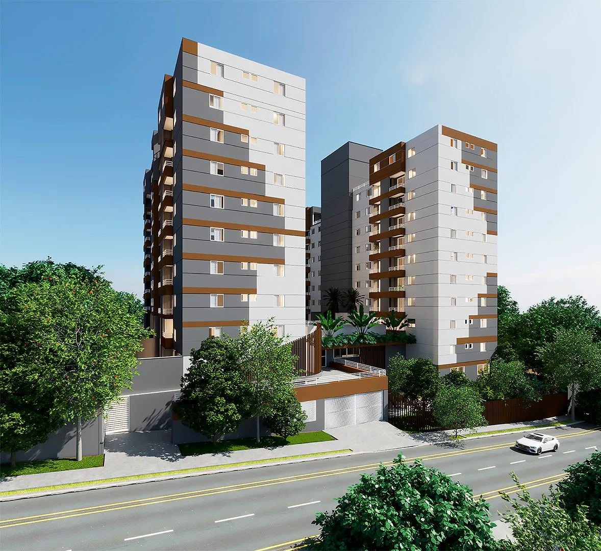 Bosque Club Itaquera, empreendimento entregue pela Graal em Itaquera — perspectiva ilustrativa