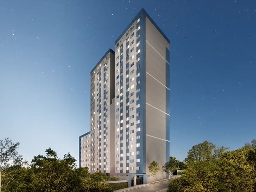 Metrocasa Clube Guilhermina, da Metrocasa, em Vila Esperança, Zona Leste de São Paulo — perspectiva ilustrativa