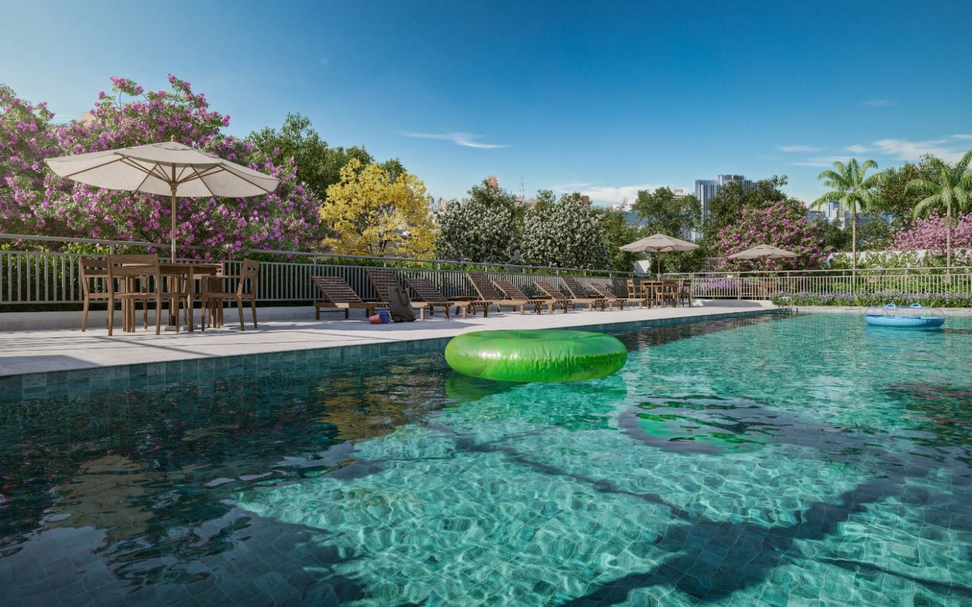 Piscina do Mérito Ipiranga — perspectiva ilustrativa