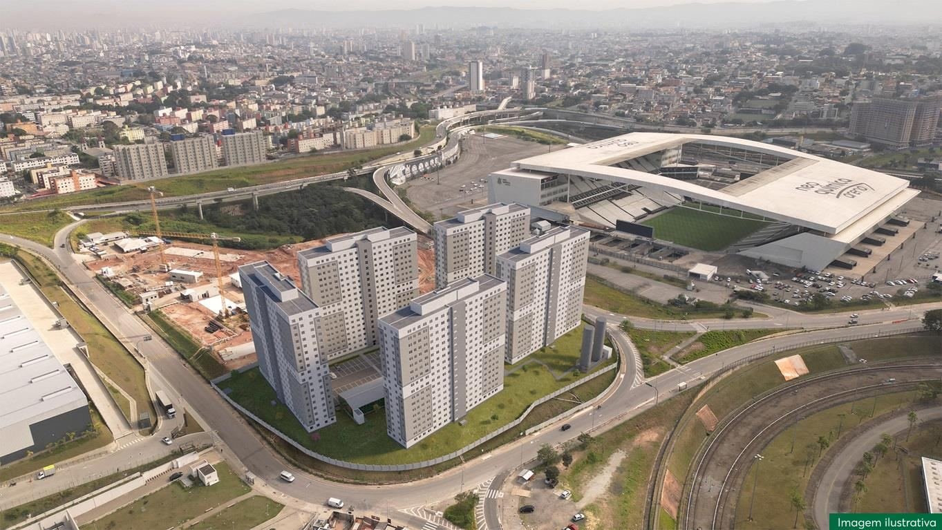 Gran Arena Itaquera, capa do vídeo, perspectiva ilustrativa