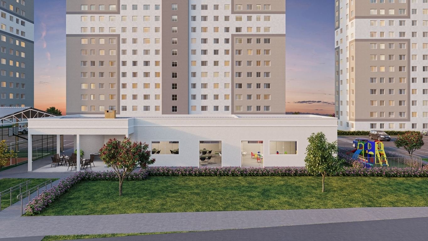 Playground do Gran Arena Itaquera, MRV em Itaquera, perspectiva ilustrativa