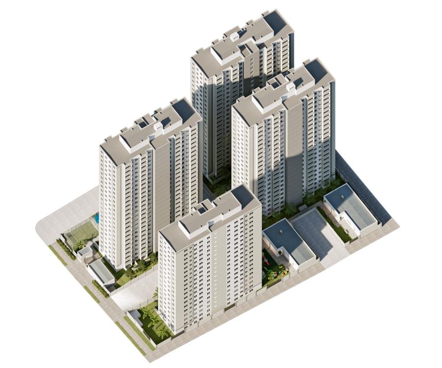 Residencial Ipês, MRV, Itaquera, perspectiva ilustrativa