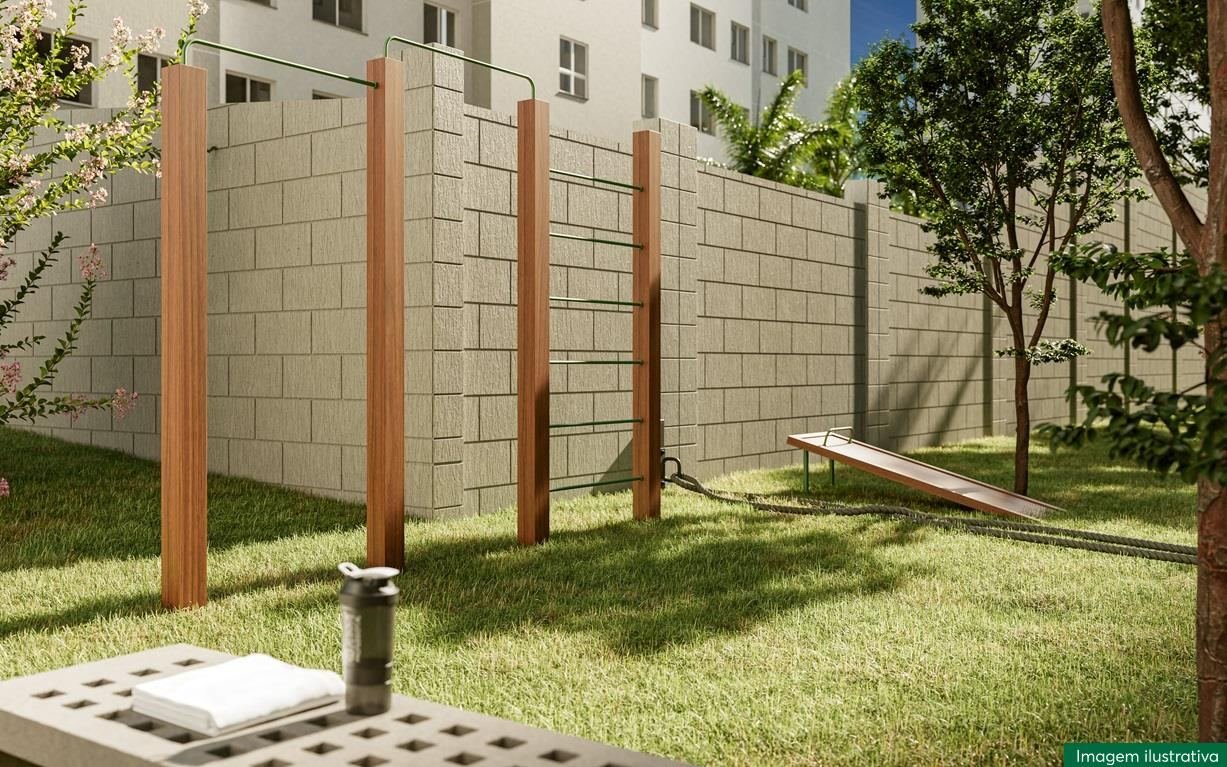 Espaço funcional do Residencial Ipês, MRV em Itaquera, perspectiva ilustrativa