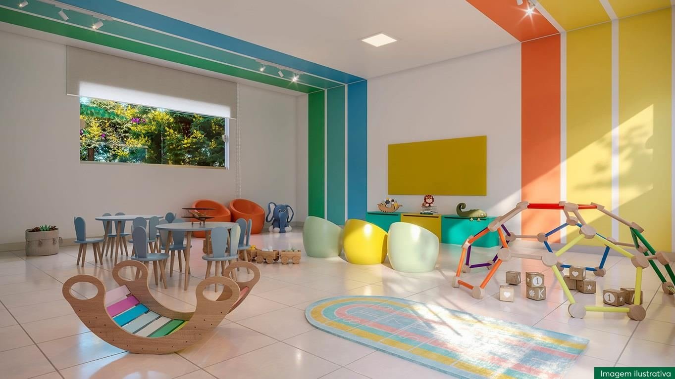 Espaço kids do San Toledo, MRV no Jardim Matarazzo, perspectiva ilustrativa
