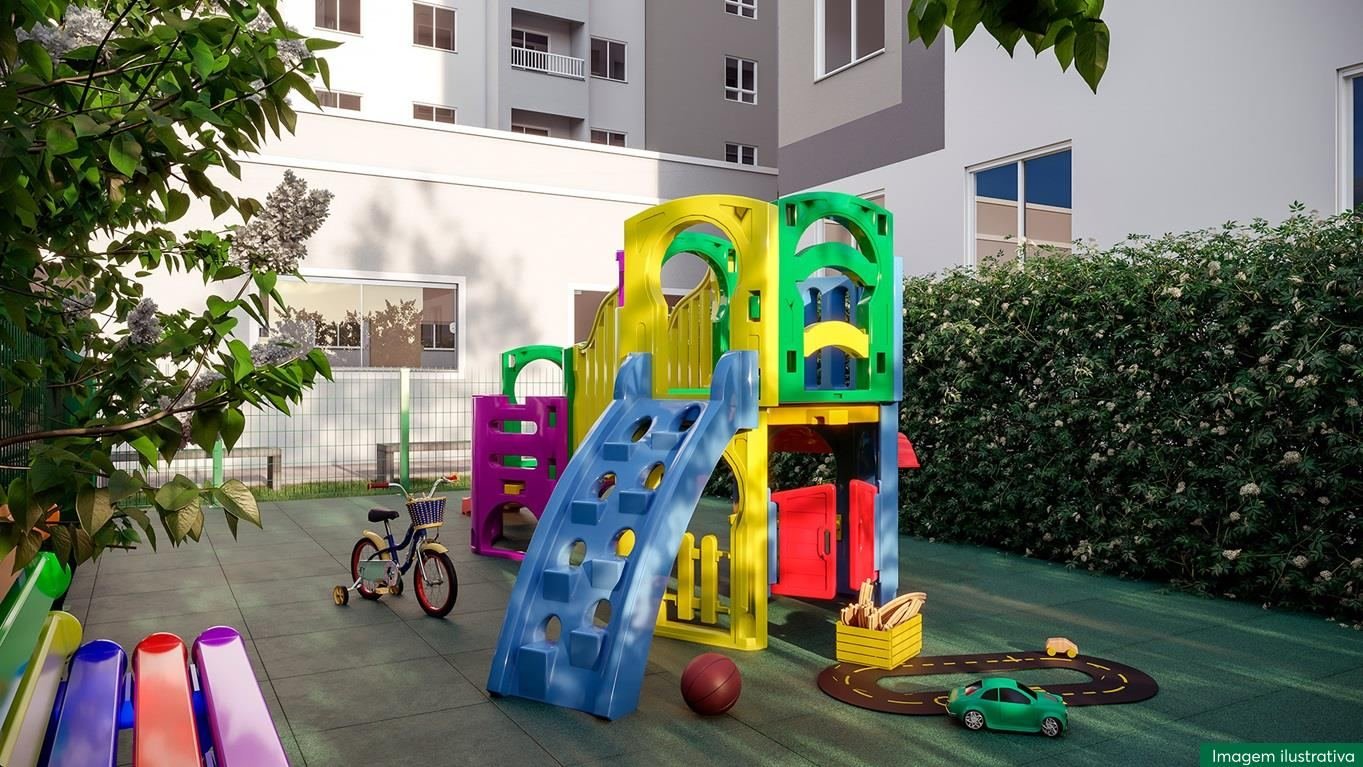 Playground do Saint Virginia, MRV no Itaim Paulista, perspectiva ilustrativa