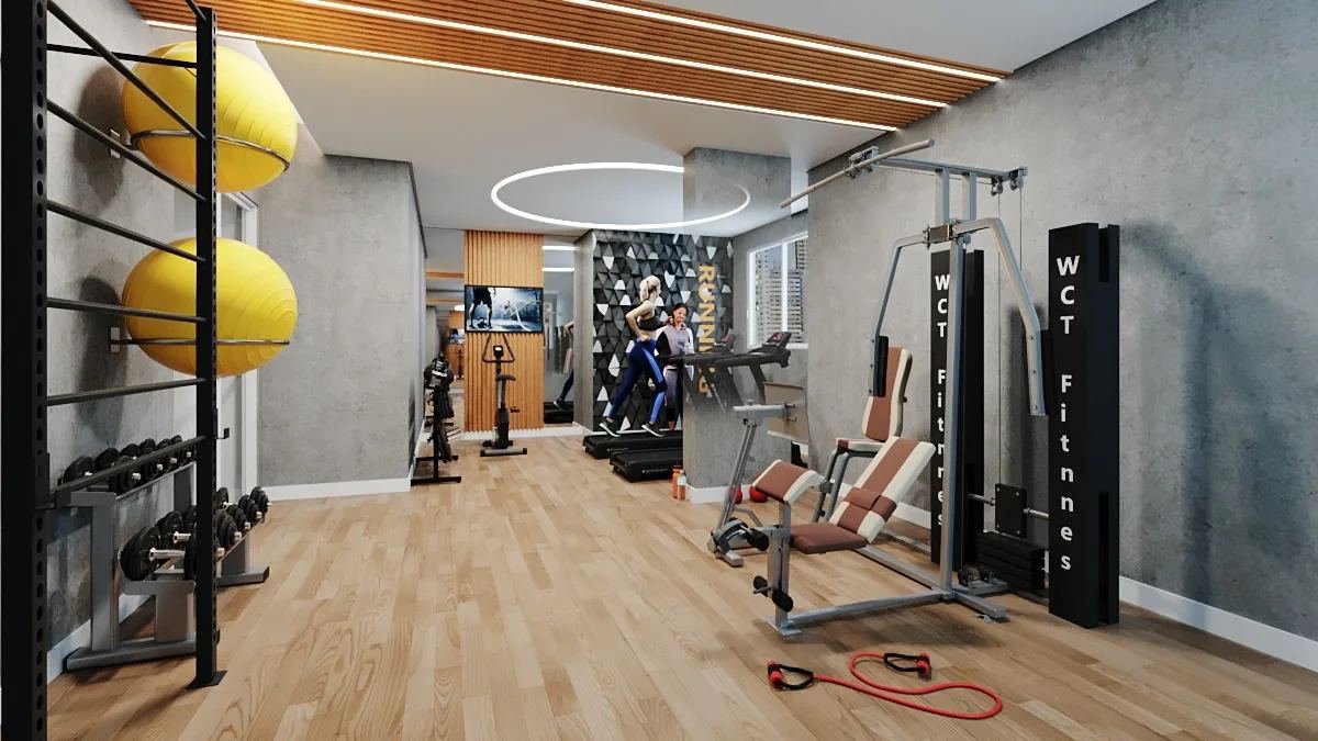 Fitness do Next Santana, em Santana — perspectiva ilustrativa
