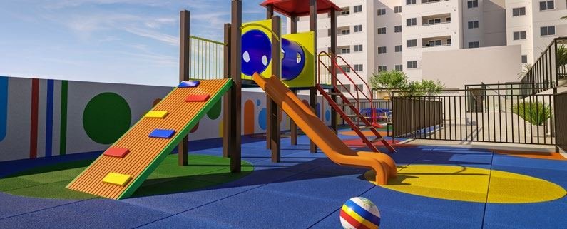 Playground do Origem Itaquera, em Colônia, Itaquera — perspectiva ilustrativa