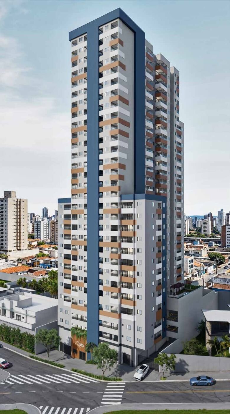 Torre do Residencial Paradiso Itaquera vista da rua — perspectiva ilustrativa