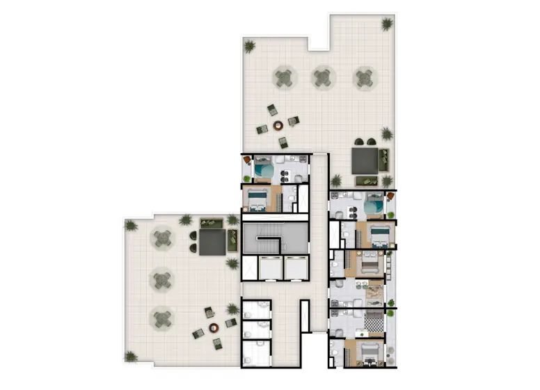Perspectiva do empreendimento do Plano&Mais Mooca, na Mooca — perspectiva ilustrativa