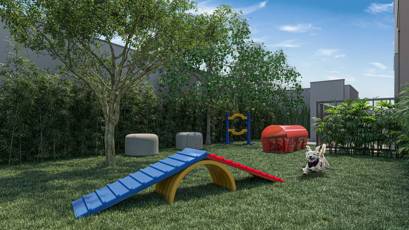 Pet place do Vibra Origem Mooca, perspectiva ilustrativa