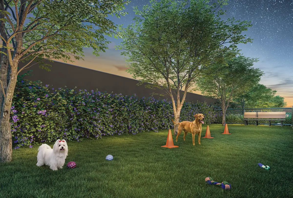 Pet place do Vivaz Origens da Mooca, perspectiva ilustrativa