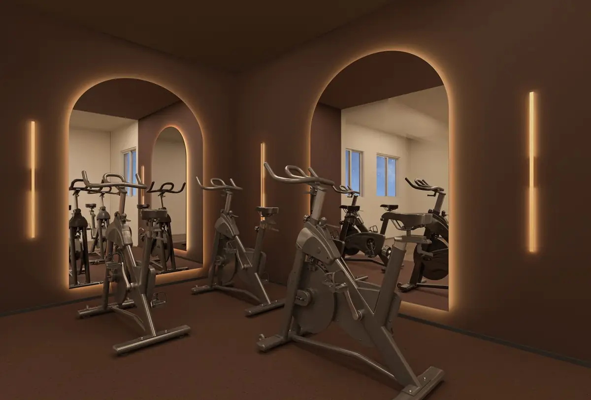 Spinning do Vivaz Origens da Mooca, perspectiva ilustrativa