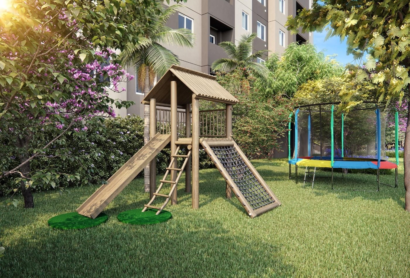 Playground do Vivaz Parque Freguesia do Ó, Vivaz na Freguesia do Ó, perspectiva ilustrativa