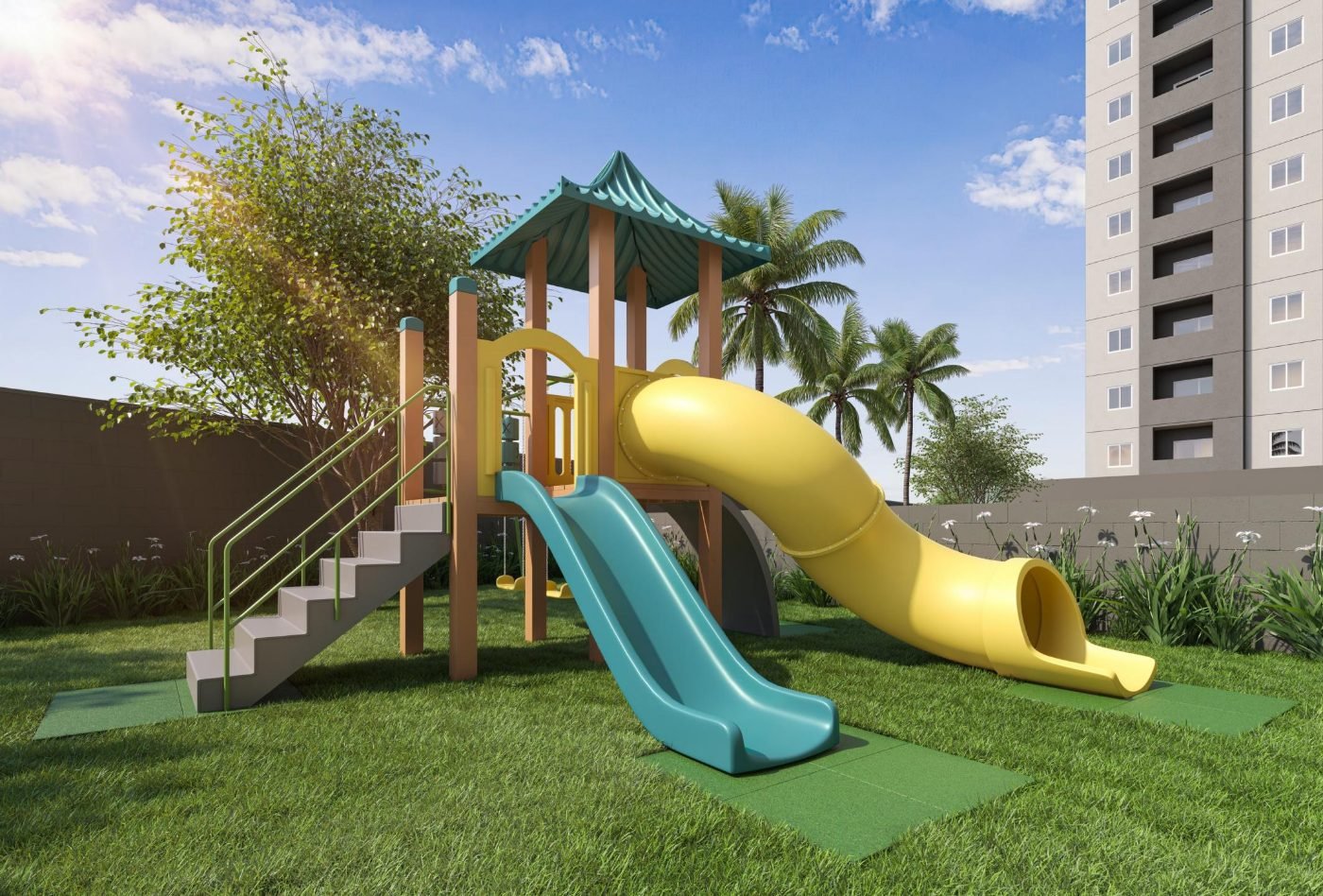 Playground do Grand Vivaz Jardim França Versalhes, Vivaz no Tucuruvi, perspectiva ilustrativa